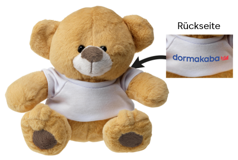 Plüschbär mit T-Shirt