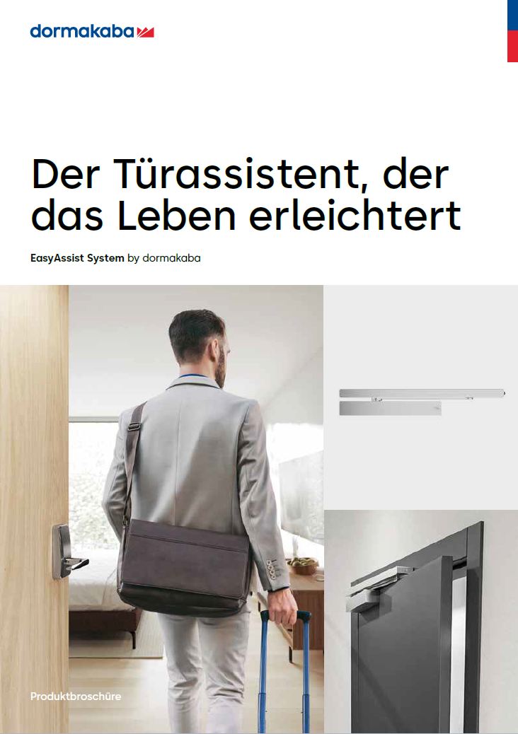 Verkaufsbroschüre dormakaba EasyAssist System de