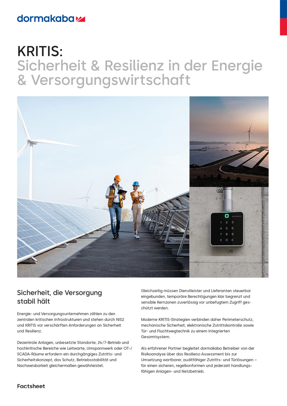 FS dormakaba KRITIS Energie & Versorgung de